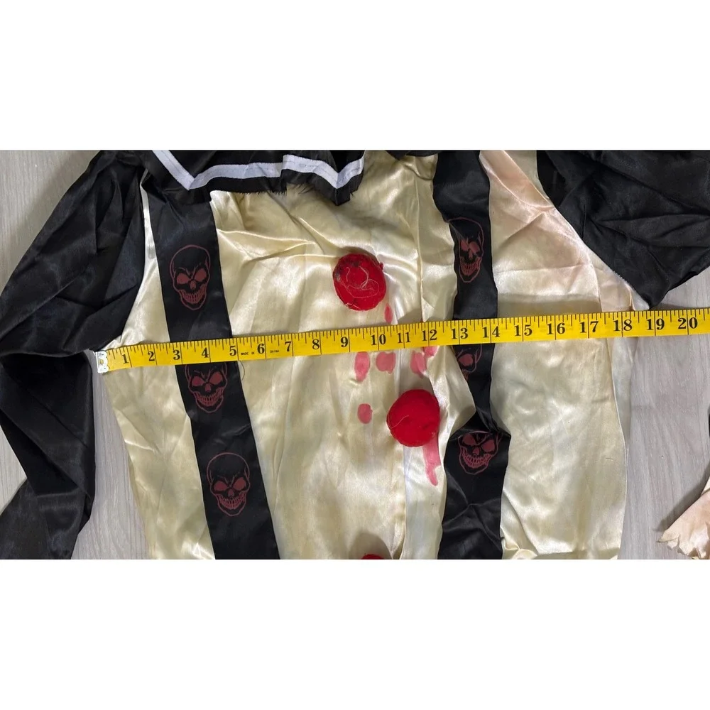 Slasher Clown Costume Child X-Large 14-16 Halloween Scary Creepy Evil Payaso